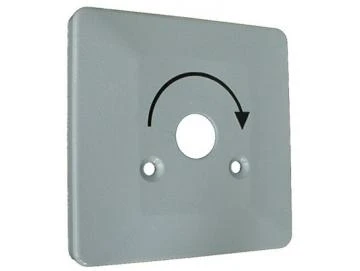 WTS - Abdeckblende für alle Universal Schlüsselschalter/-taster aus Metall AP + UP