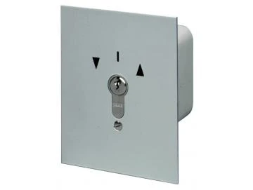 WTS - Standard - Schlüssel-Taster mit 2 Tast-Kontakten AB/AUF Alugehäuse, UP ,Wassergeschützt - Schutzart IP 54