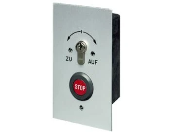 WTS - Standard - Schlüsseltaster mit STOP Drucktaste , UP ,Wassergeschützt - Schutzart IP 54