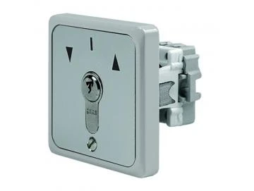 WTS - Einbau/Krallen - Schlüsseltaster mit 2 Tast-Kontakten, 2-polig AB/AUF, UP ,Wassergeschützt - Schutzart IP 54