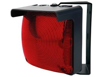 WTS - Einzel-Ampel-Set (QUADRA-LUX) ROT mit LED-Platine und Montagebügel