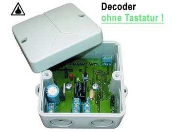WTS - Decoder CS-90 ohne Tastatur (mit bis zu 90 Passiercodes), 1 Ausgang für 1 Tor (Impuls)