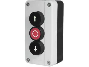 Dreifach-Drucktaster AUF / STOP / AB, Wassergeschützt - Schutzart IP 65