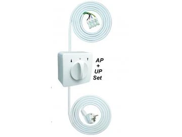 WTS - Einstell -Garnitur - Einstellhilfe Knebelschalter-Garnitur-Set(AP), Tast/Rast-Funktion
