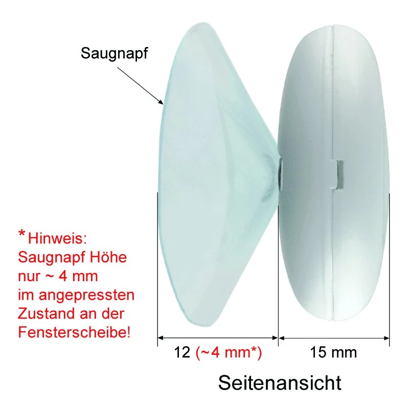 WTS - Funk-Sonnensensor mit Saugnapf für die Fensterscheibe Serie DMF-SS, 433,92 MHz