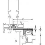 Montageset Schiene an Seitenverglasung für Murano - für Lewens Portofino Unterglasmarkise 