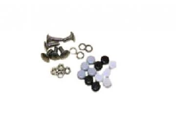 Schraubenpack Verbindung Dachsparrenhalter Alu 2'er Satz, blank 