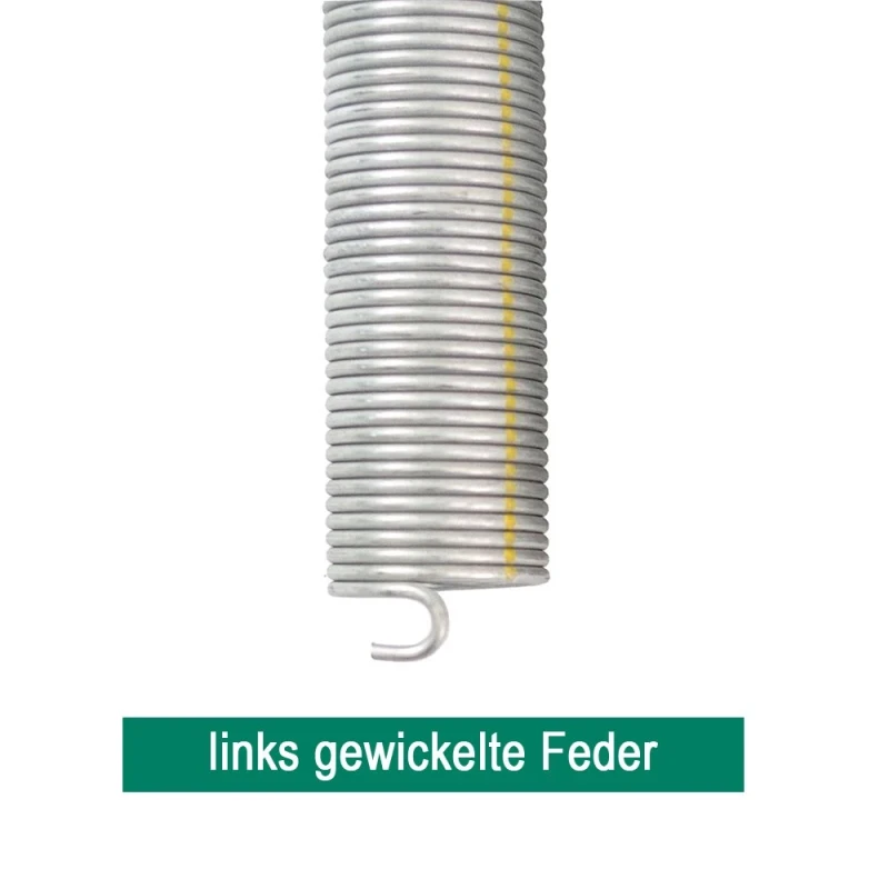 Ersatz Torsionsfedern für Hörmann- / Steinau- Garagentore , Federn mit Wicklung links L 700 bis L 727