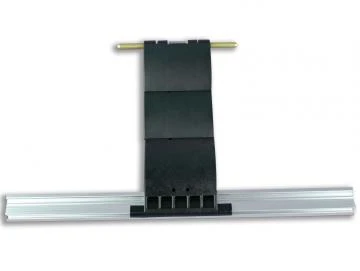 Hochschiebesicherung 3-gliedrig, für Profil 14 mm  Für 60er, und 70er 8-Kant-Welle