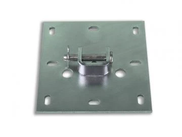 Plattenlager-L B120 3/25 für Steckzapfen 3/25 für Rundzapfen Durchmesser 25mm