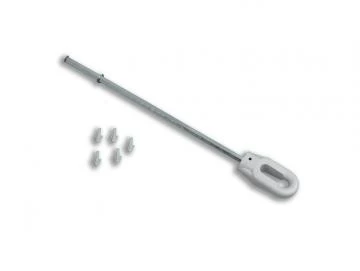  Öse mit Sechskantstab SW 7 mm 250-HK  für Becker Rohrantriebe mit Handkurbelanschluss, länge 250mm