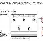 Wandkonsolen für Lewens Toscana Grande Markisen für Wandmontage
