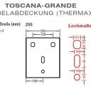 Dübelabdeckung-Thermax für Lewens Toscana Grande Markise