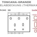 Dübelabdeckung-Thermax für Lewens Toscana Grande Markise