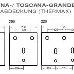 Dübelabdeckung-Thermax für Lewens Toscana Grande Markise