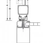 Seitenbefestigung Mit Schienenhalter für Lewens Capri Aufdachmarkise und Pergola Markise als Zubehör