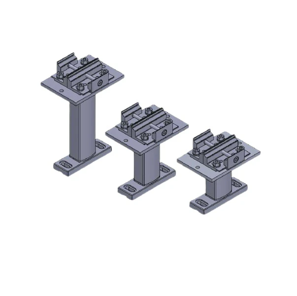 Doppelaufnahme inkl. Schienenhalter - für Lewens Anconan Aufglas und Unterglas markise
