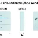 WTS - Funk-Wand Sender Serie DMF-WS1  1 Kanal Funkfrequenz: 433,92 MHz für Funk-Rohrmotoren Serie DMF