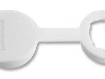 Schutzabdeckung Weiss für Not-Entriegelungsschlösser der Serie ERS