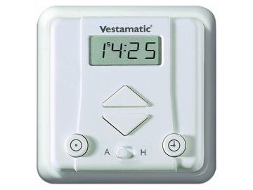 Vestamatic - Zeitschaltuhr ROLLTEC PLUS G/S inklusive Rahmen JUNG CD 500 alpinweiss