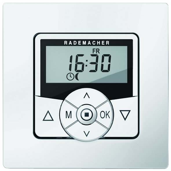 Rademacher - Zeitschaltuhr Troll Standard Ultraweiss UP mit Standard-Rahmen