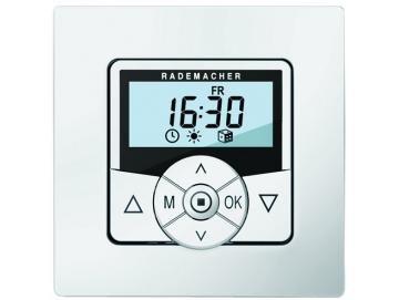 Rademacher - Zeitschaltuhr Troll Comfort Ultraweiss UP mit Standard-Rahmen