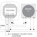 Rademacher - Zeitschaltuhr Troll Comfort Ultraweiss UP mit Standard-Rahmen