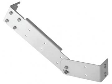 Gelenk-Ausleger groß, Alu, weiss, für die Wand-, Mast- oder Balkenmontage der Wetterstation Solexa