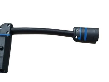 BECKER-Anschlussleitung, schwarz, mit Winkelstecker 9cm