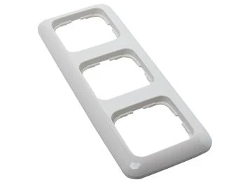 Apdeckramen 3 Fach Alpinweiß timeControl U25 und U26 Schalterprogramm Busch-Jaeger ReflexSI