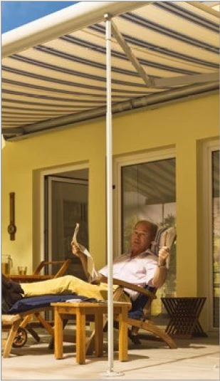 Markisen Stütze - Stützbein für alle Marktüblichen Markisen und Gelenkarmmarkisen