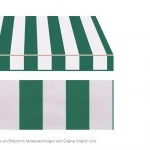 Markisentuch Blockstreifen ,Flora - Grün UPF 15, Acryl 1, Stoff-Nr. 13070
