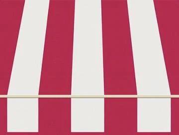 Markisentuch Blockstreifen ,Lava Rot UPF 15, Acryl 1, Stoff-Nr. 13403