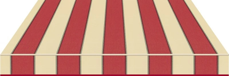 Markisentuch Multi und Blockstreifen, Lava - Rot UPF 50+, Polyester, Stoff-Nr. 18043