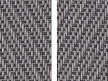 Markisentuch Screen-Gewebe, Granit - Grau ,Transparenz 1 Prozent, Stoff-Nr. 75003