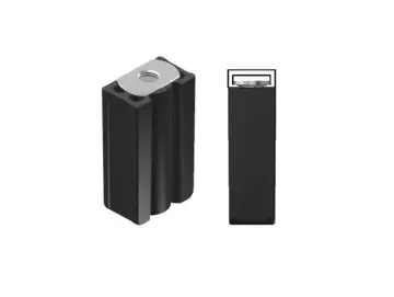 WTS - Auflaufstopper, 30x18x55 mm, mit Innensechskantschraube M8x40mm passend zu Gummiprofil GP 4 